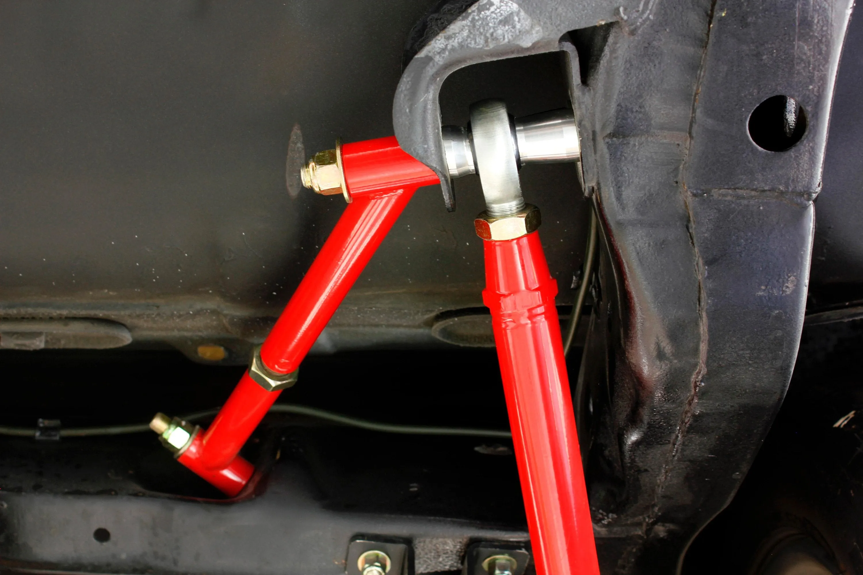 BMR Control Arm Reinforcement Braces Oldsmobile 442 (68-72) Red or Black
