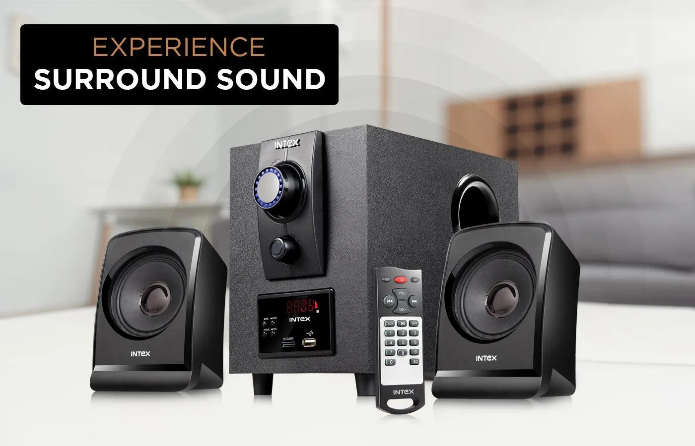 Boom 1666 TUFB 2.1 CH 35W Multimedia Speaker