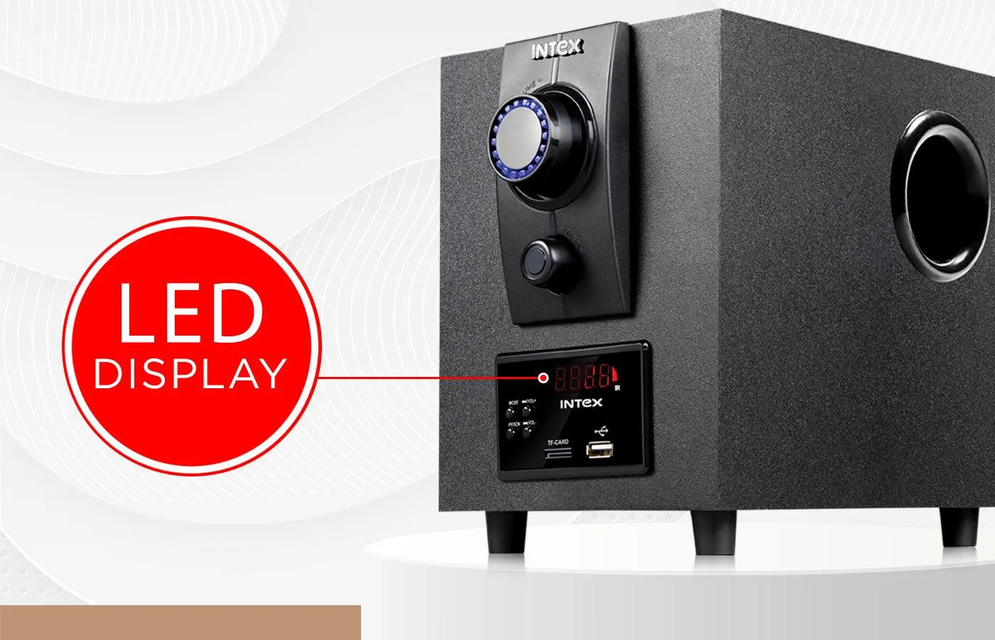 Boom 1666 TUFB 2.1 CH 35W Multimedia Speaker