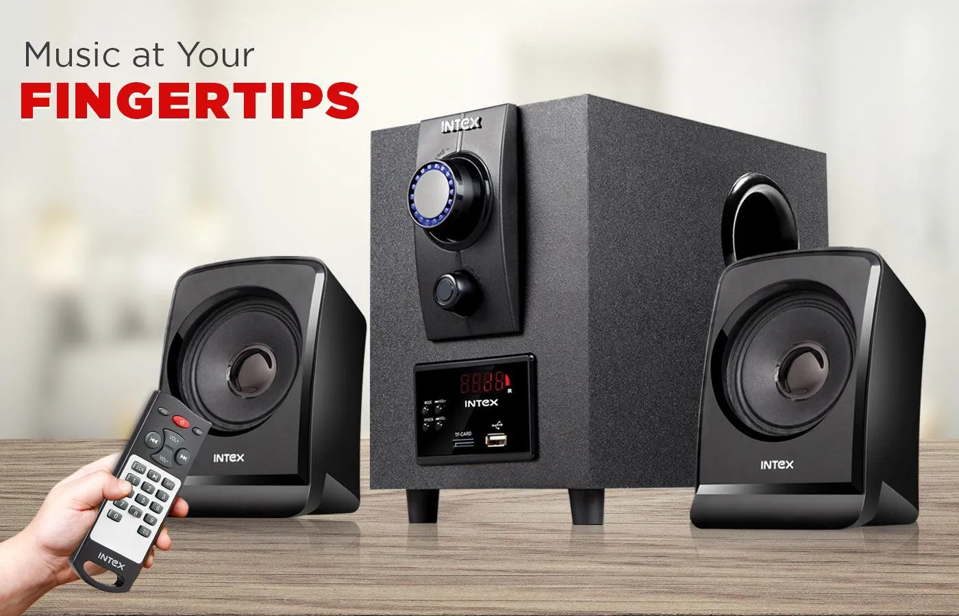 Boom 1666 TUFB 2.1 CH 35W Multimedia Speaker