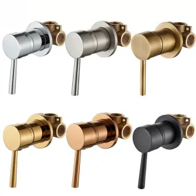 Brass Mixer Tap Bathroom Water Faucets Shower Diverter Valve