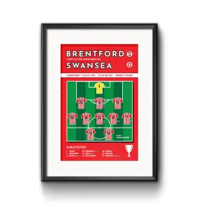 Brentford vs Swansea Print