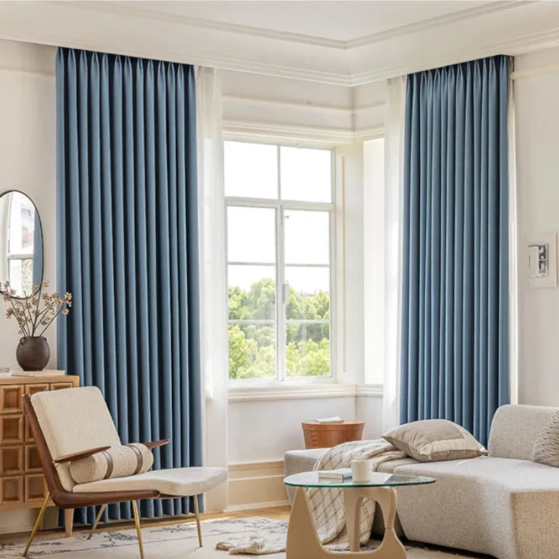 Briana Purple Velvet Jacquard Blackout Soundproof Custom Curtain