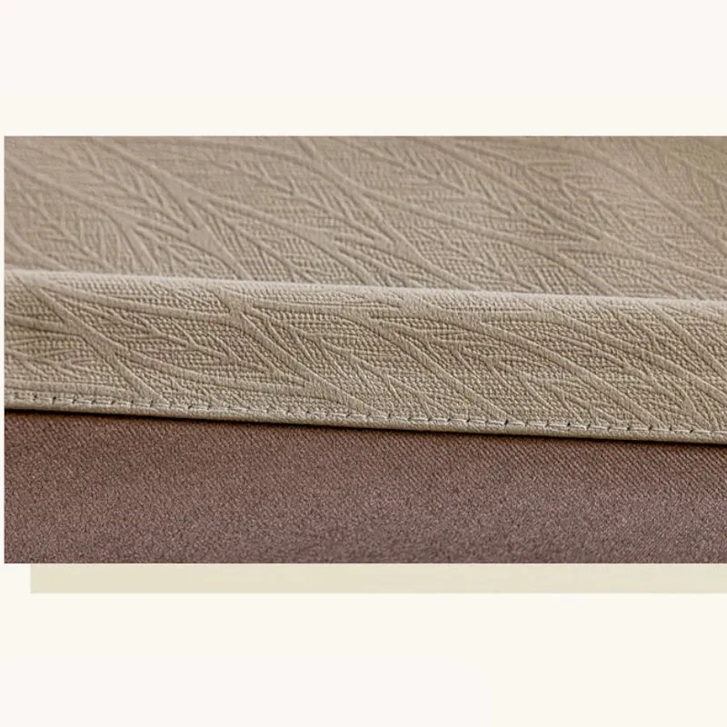 Briana Purple Velvet Jacquard Blackout Soundproof Custom Curtain