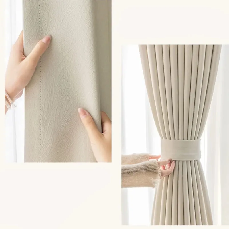 Briana Purple Velvet Jacquard Blackout Soundproof Custom Curtain