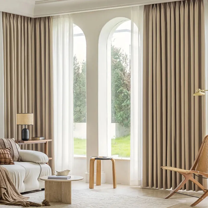 Briana Purple Velvet Jacquard Blackout Soundproof Custom Curtain