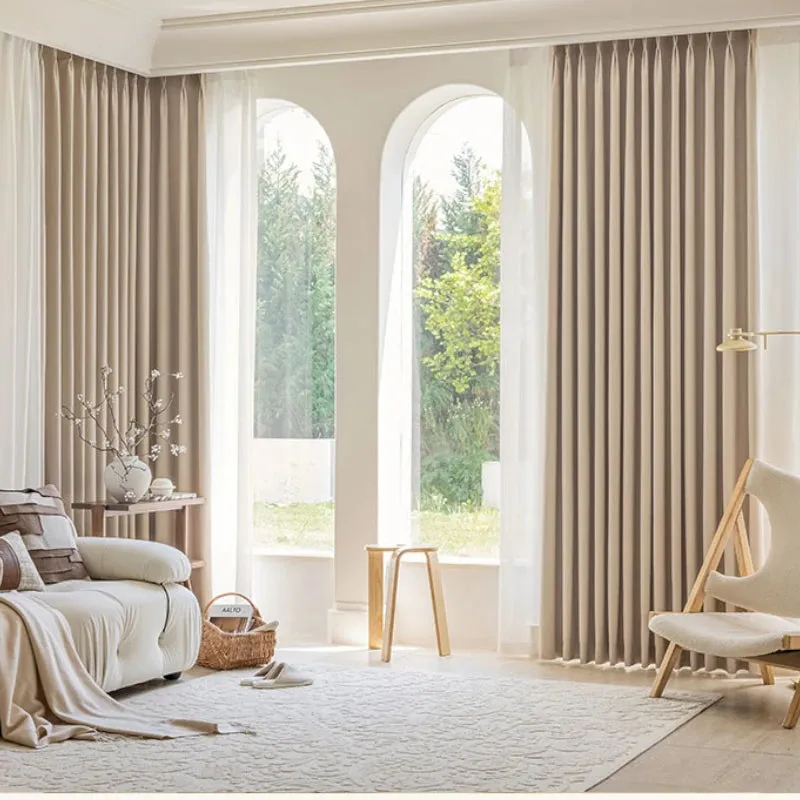 Briana Purple Velvet Jacquard Blackout Soundproof Custom Curtain