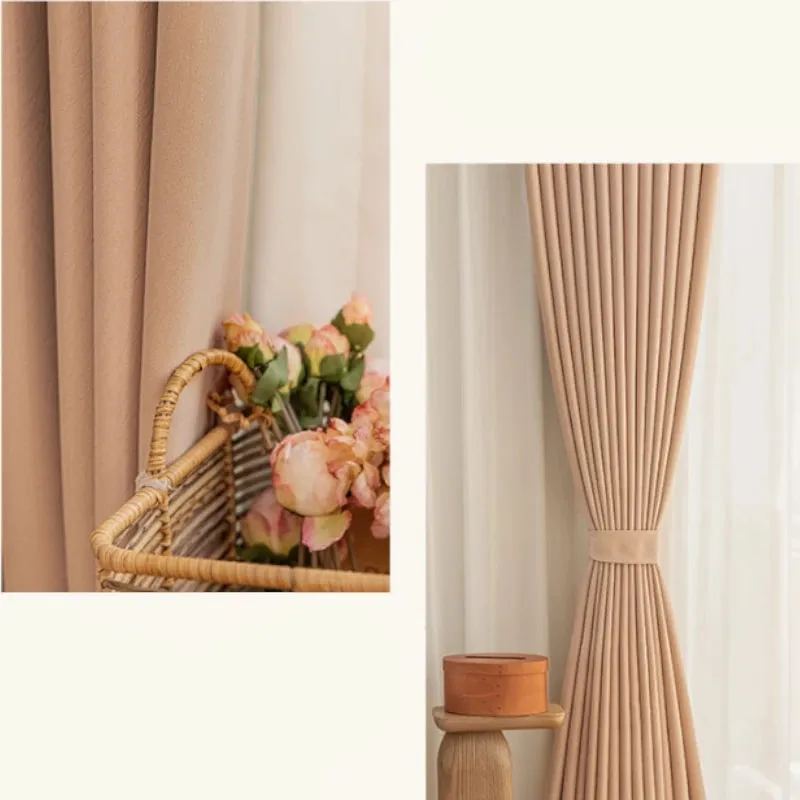 Briana Purple Velvet Jacquard Blackout Soundproof Custom Curtain