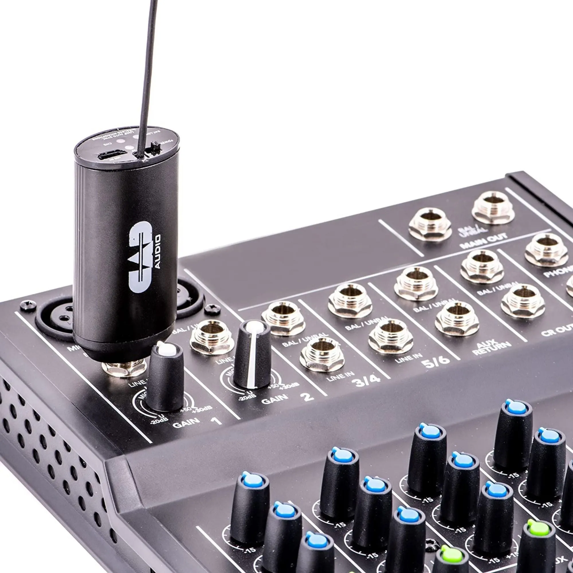 CAD Audio GXLD2QM Dual-Channel Digital Wireless Handheld Microphone System with USB and TRS Adapters