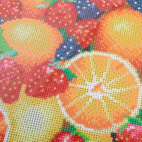 CAK-QVC-4050L-22: "Summer Fruits" 40x50cm Crystal Art Kit