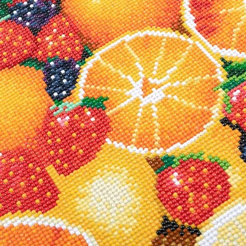 CAK-QVC-4050L-22: "Summer Fruits" 40x50cm Crystal Art Kit