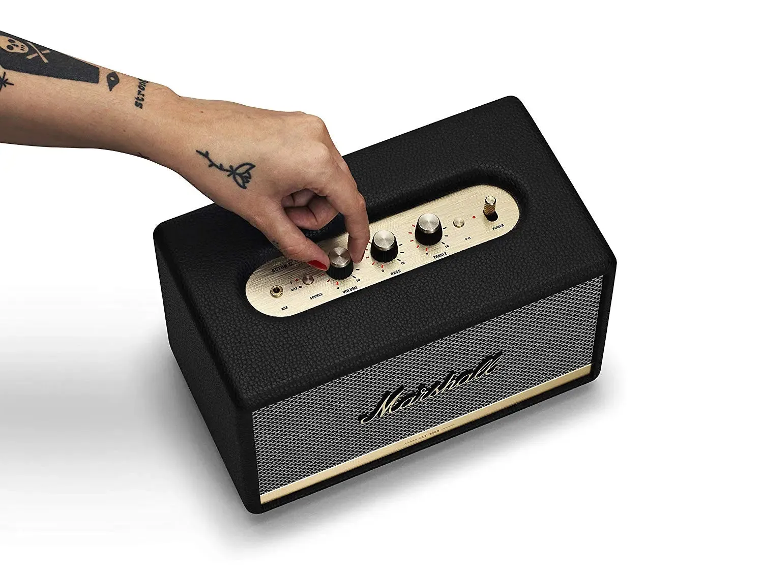Certified Refurbished - Marshall Acton II Wireless Bluetooth Speaker - Black