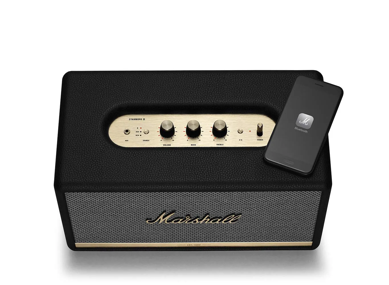 Certified Refurbished - Marshall Stanmore II Wireless Bluetooth Speaker - Black