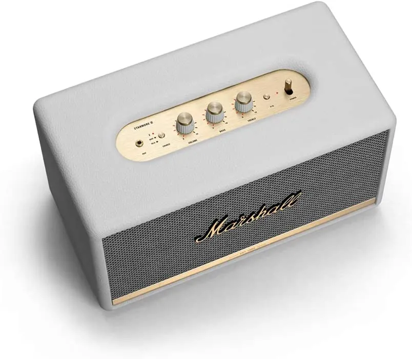 Certified Refurbished - Marshall Stanmore II Wireless Bluetooth Speaker - White