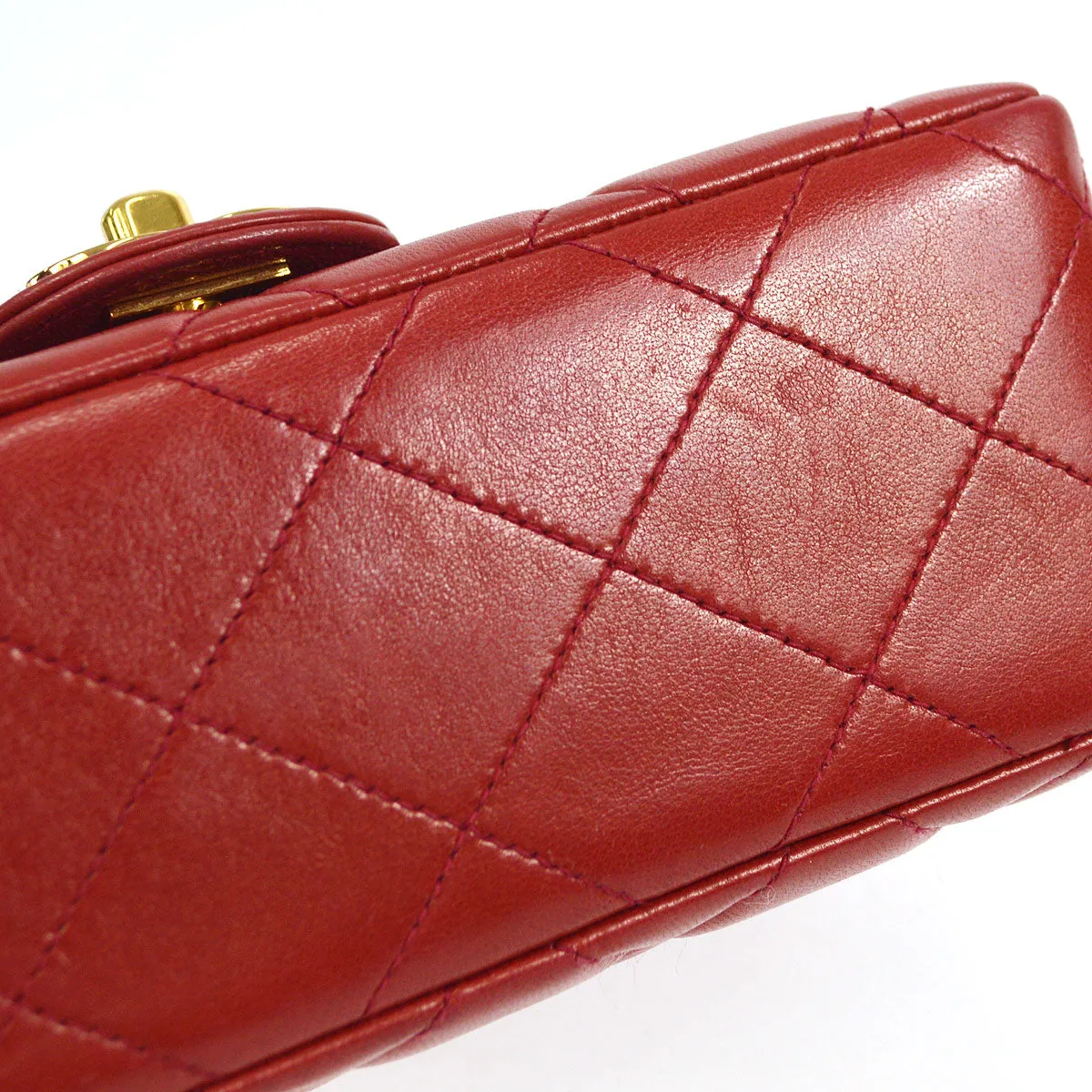 CHANEL 1994-1996 Mini Border Flap Handbag 45615