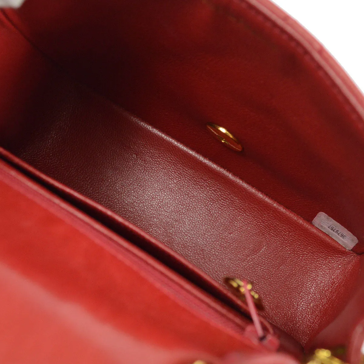 CHANEL 1994-1996 Mini Border Flap Handbag 45615