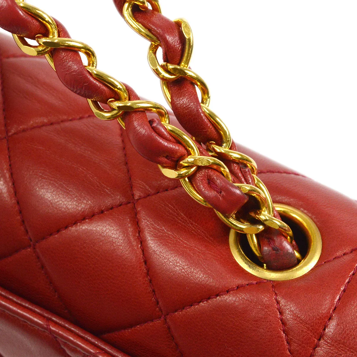 CHANEL 1994-1996 Mini Border Flap Handbag 45615