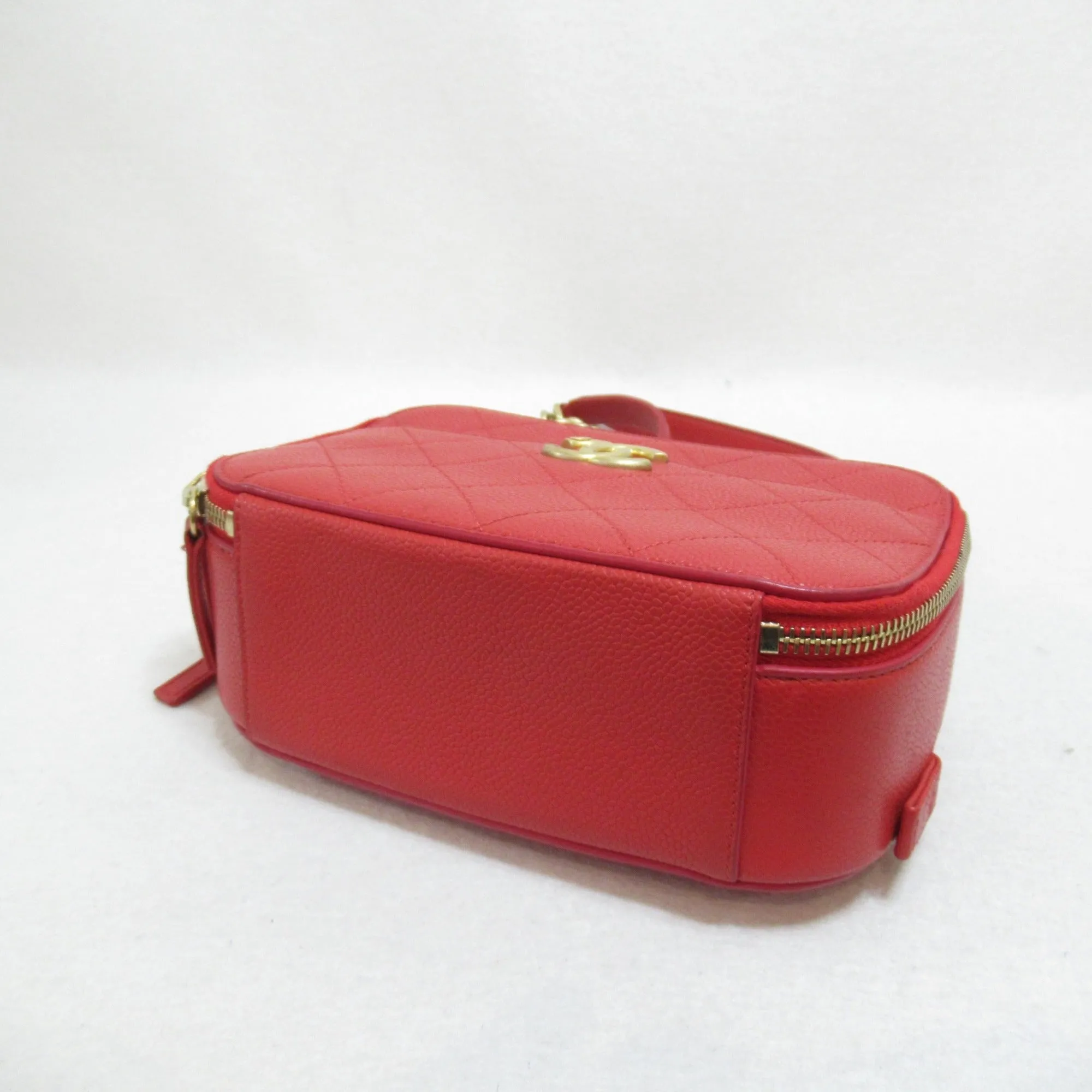 CHANEL 2wayChainShoulder Bag Red Caviar Skin [Grained Calf]