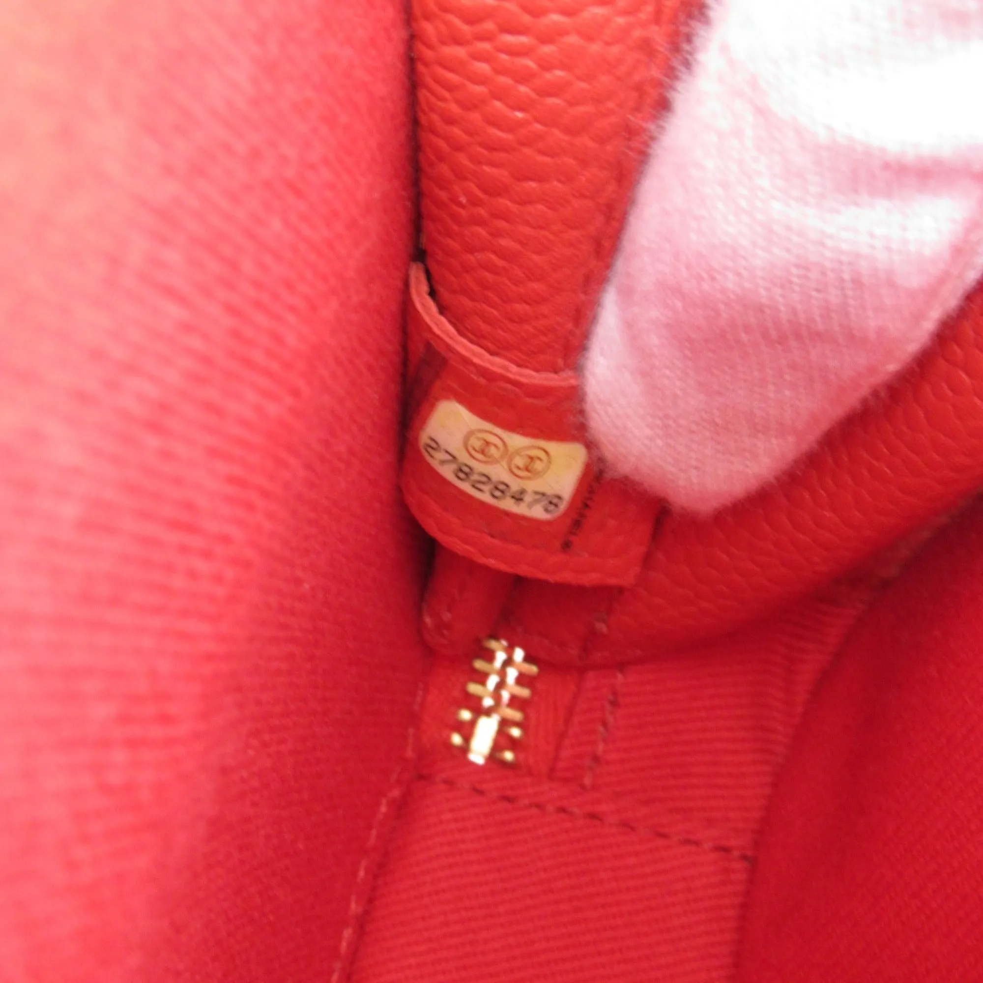 CHANEL 2wayChainShoulder Bag Red Caviar Skin [Grained Calf]