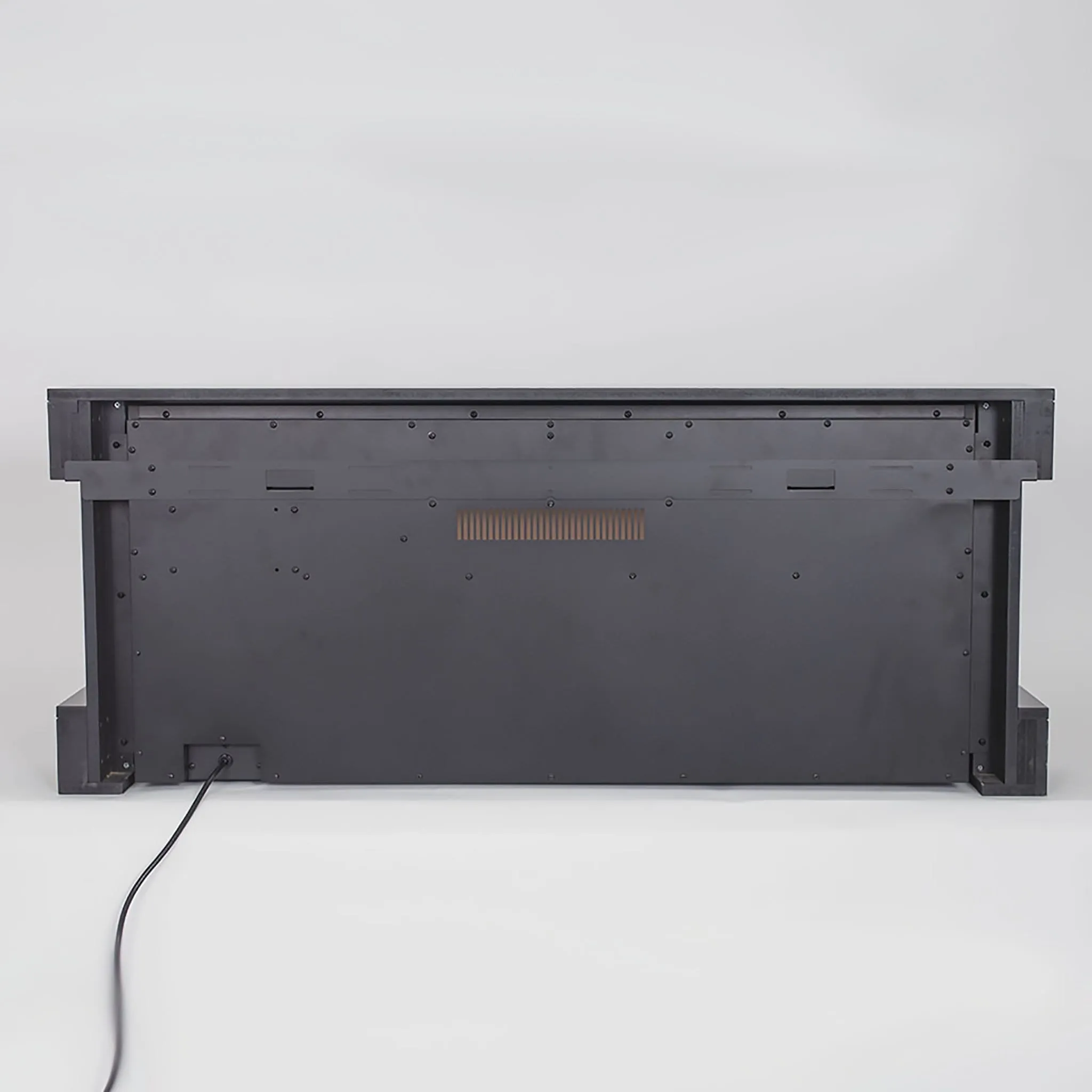 Chesmont 50 Inch White/Black Refurbished Wall Mount Electric Fireplace