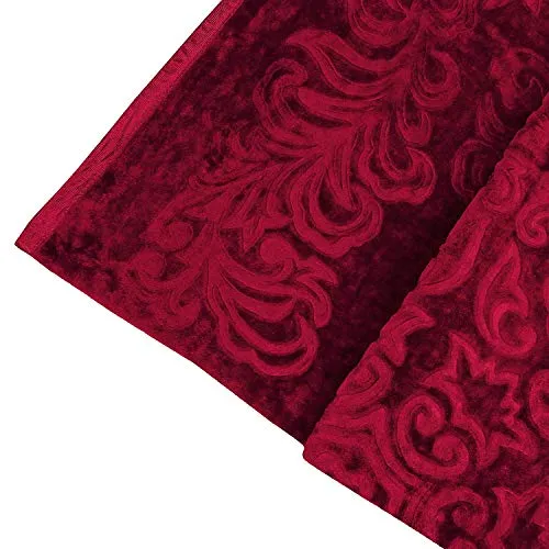 Cloth Fusion Celerrio Mink Double Bed Blanket for Winter- Maroon