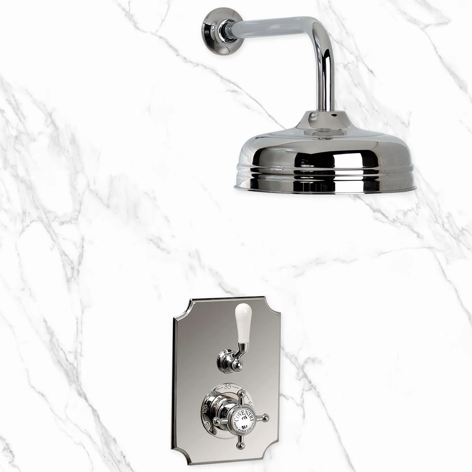 Coventry Brassworks Concealed Thermostatic System with 12" Shower Head