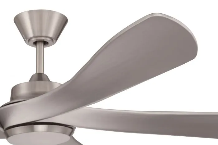 Craftmade 52" Captivate in Brushed Polished Nickel w/ Brushed Nickel Blades Ceiling Fan - CPT52BNK5