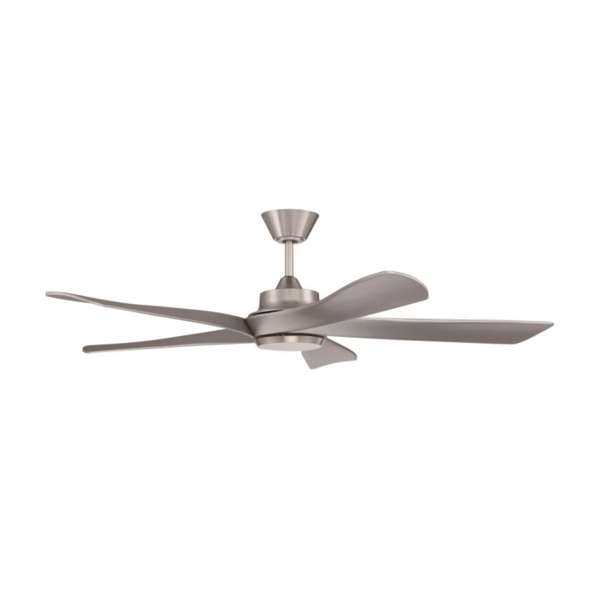 Craftmade 52" Captivate in Brushed Polished Nickel w/ Brushed Nickel Blades Ceiling Fan - CPT52BNK5