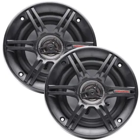 Crunch CS653 CS 6.5" 300 Watts Full Range 3 Way Series Coaxial Speakers - Pair