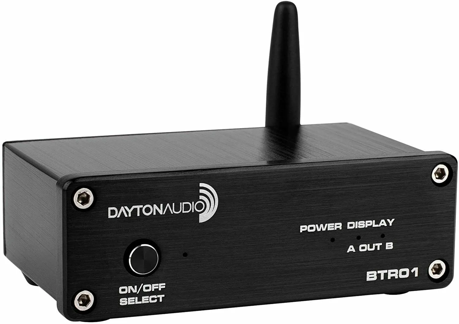 Dayton Audio BTR01 Bluetooth Audio Receiver 24-bit/48 kHz Optical Coaxial RCA