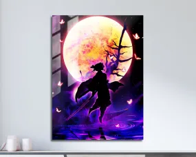 Demon Slayer Shionbu Kocho Moonlight Metal Poster