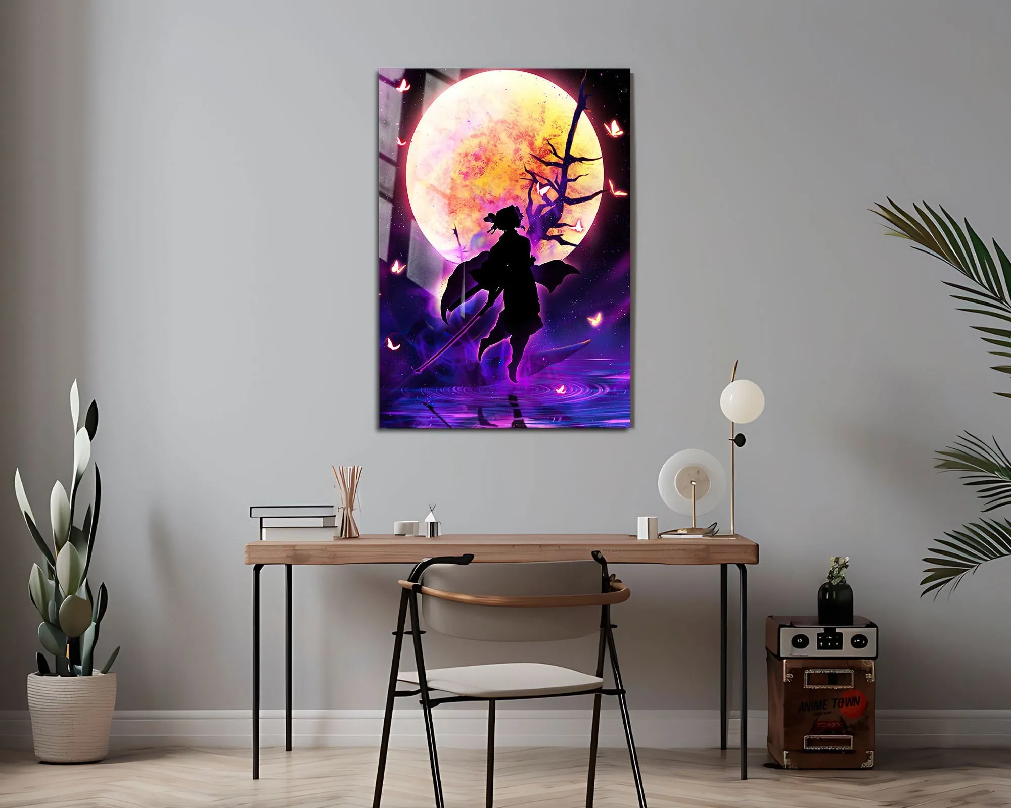 Demon Slayer Shionbu Kocho Moonlight Metal Poster