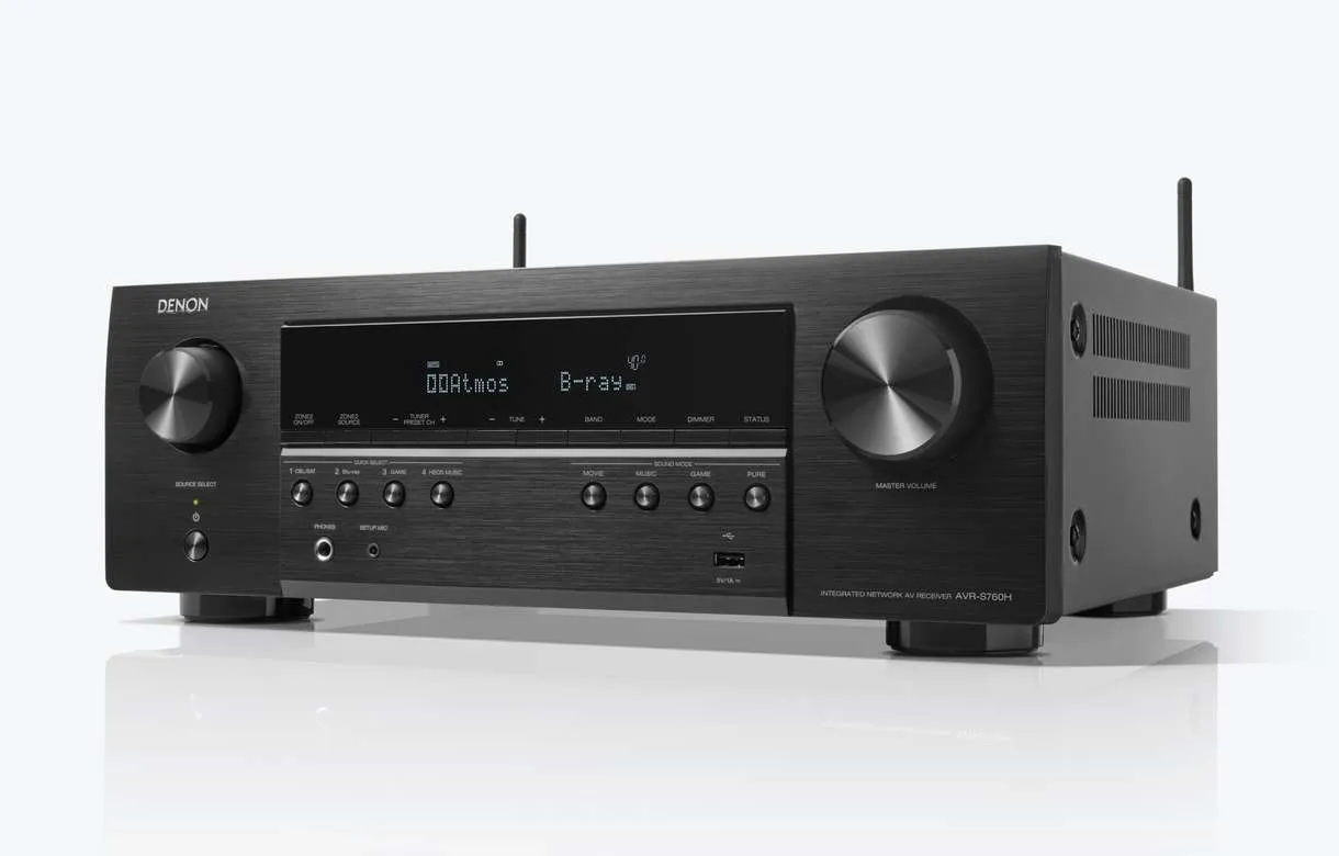 Denon AVR-S760H 7.2 Channel 8K Dolby Atmos AV receiver