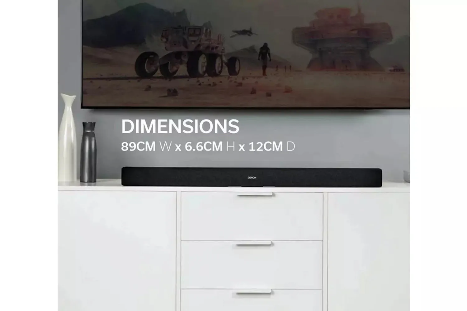 Denon DHT-S216 Compact Bluetooth Soundbar | Black
