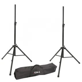 DieHard DHSS50KIT Professional Loudspeaker Stands and Nylon Carrying Bag - 2 Pack