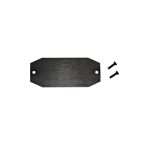 Digiflex DXP-1G-BLACK Single Gang X-Plate Surround w/Mounting Holes (Black)