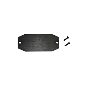 Digiflex DXP-1G-BLACK Single Gang X-Plate Surround w/Mounting Holes (Black)