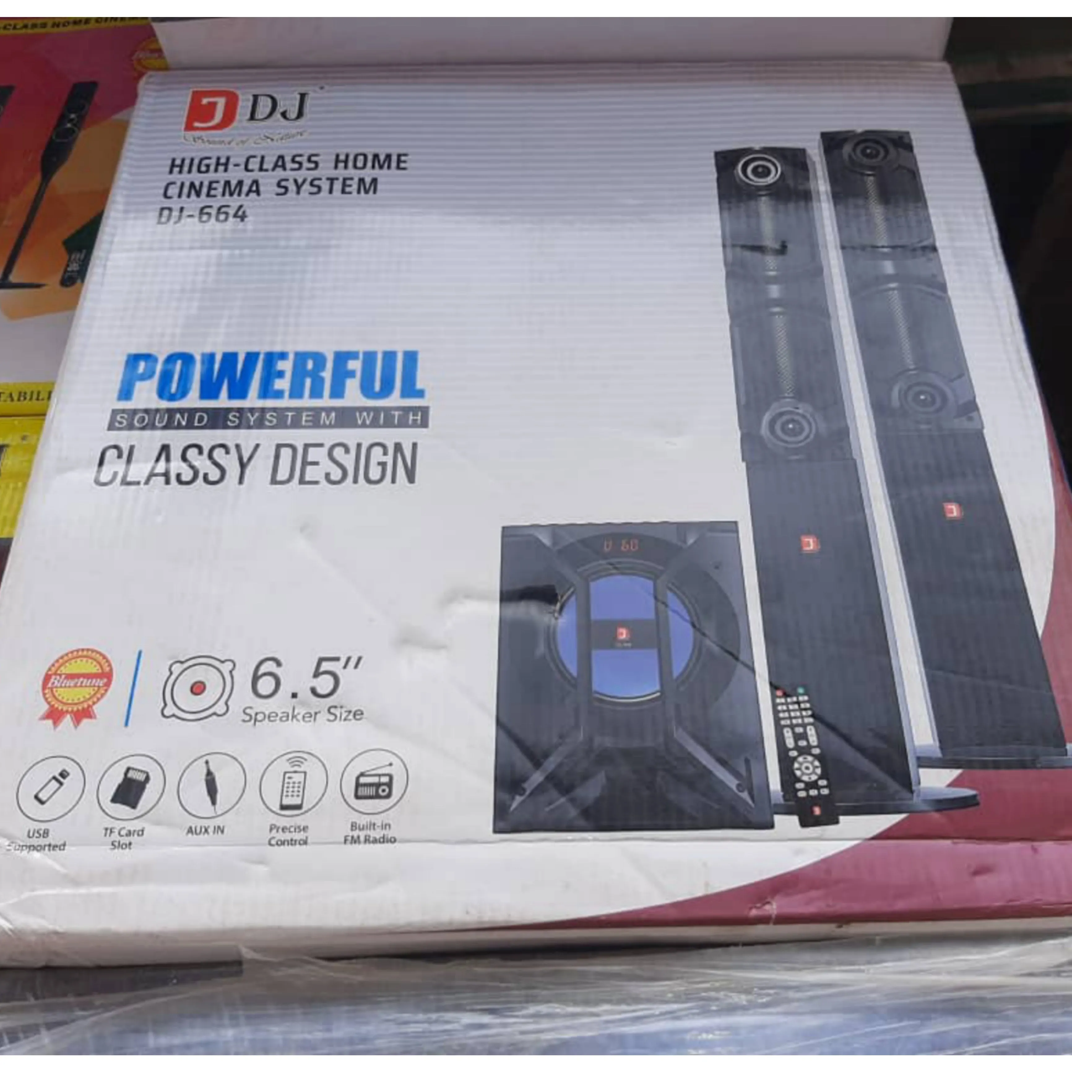 DJ DJ664 2.1Ch High Class Bluetooth Home Cinema Theater - Brand New
