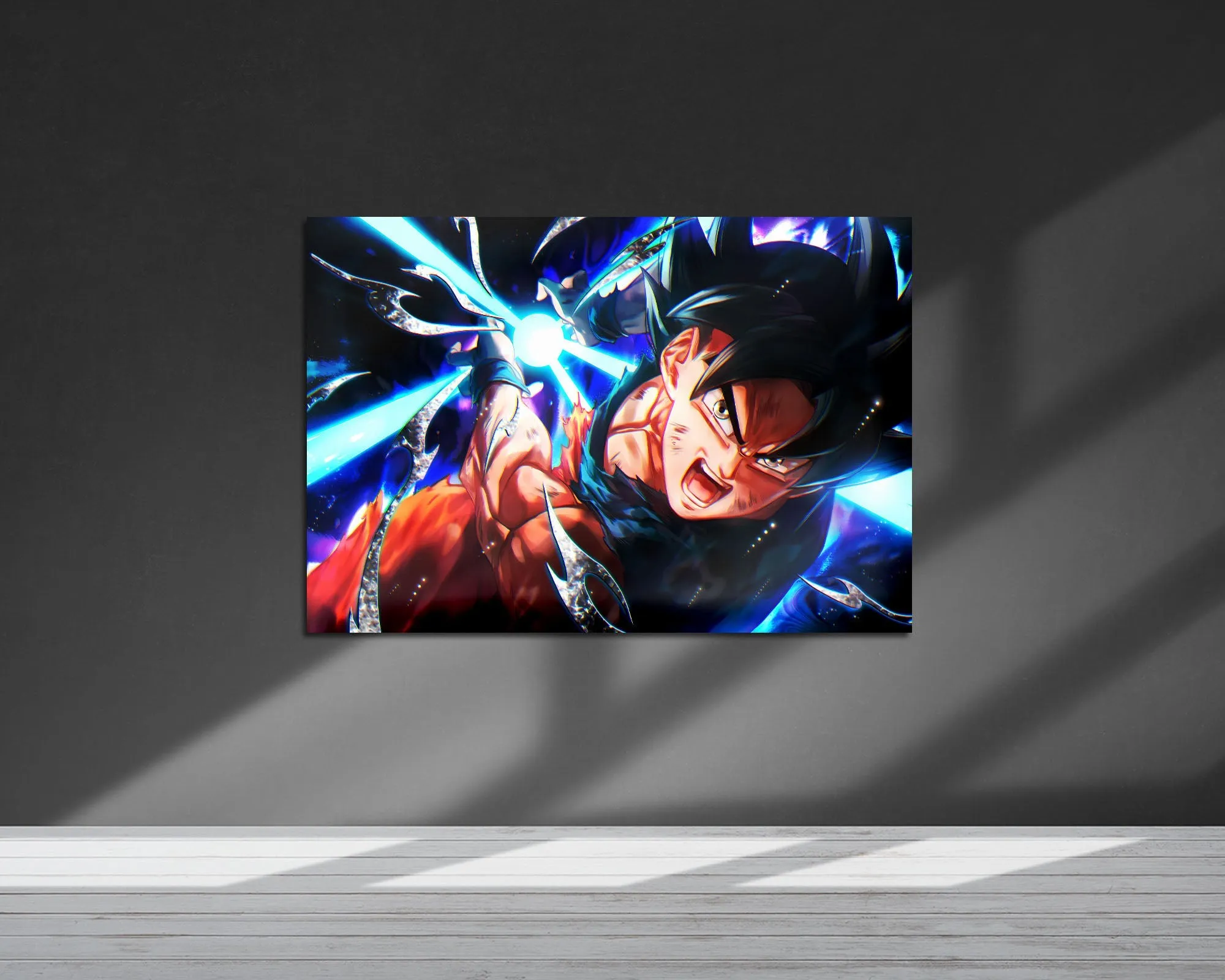 Dragon Ball Goku Kamehameha Metal Poster