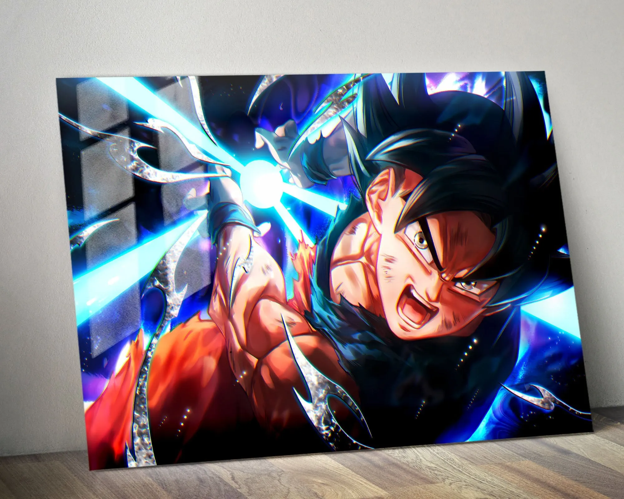 Dragon Ball Goku Kamehameha Metal Poster