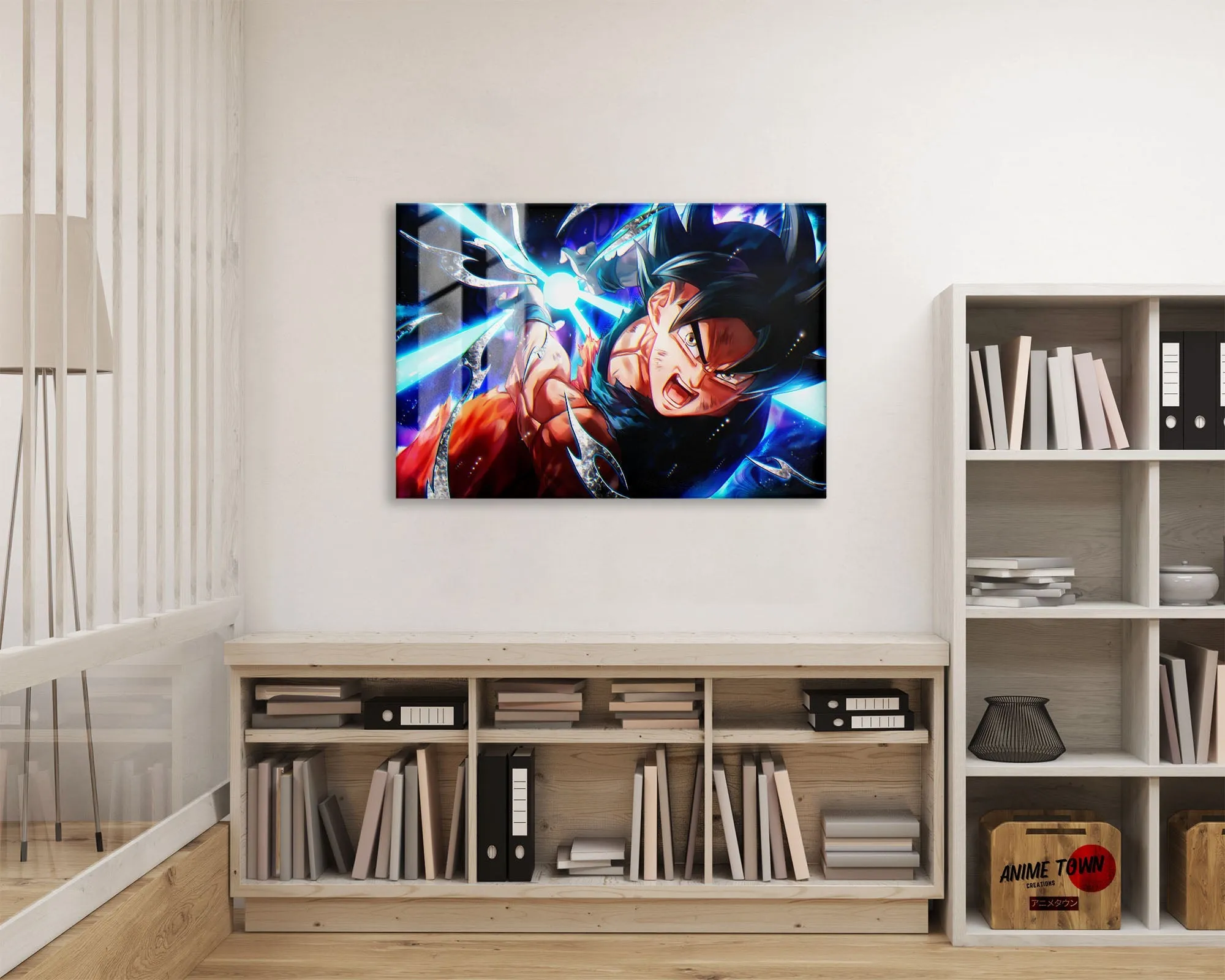 Dragon Ball Goku Kamehameha Metal Poster