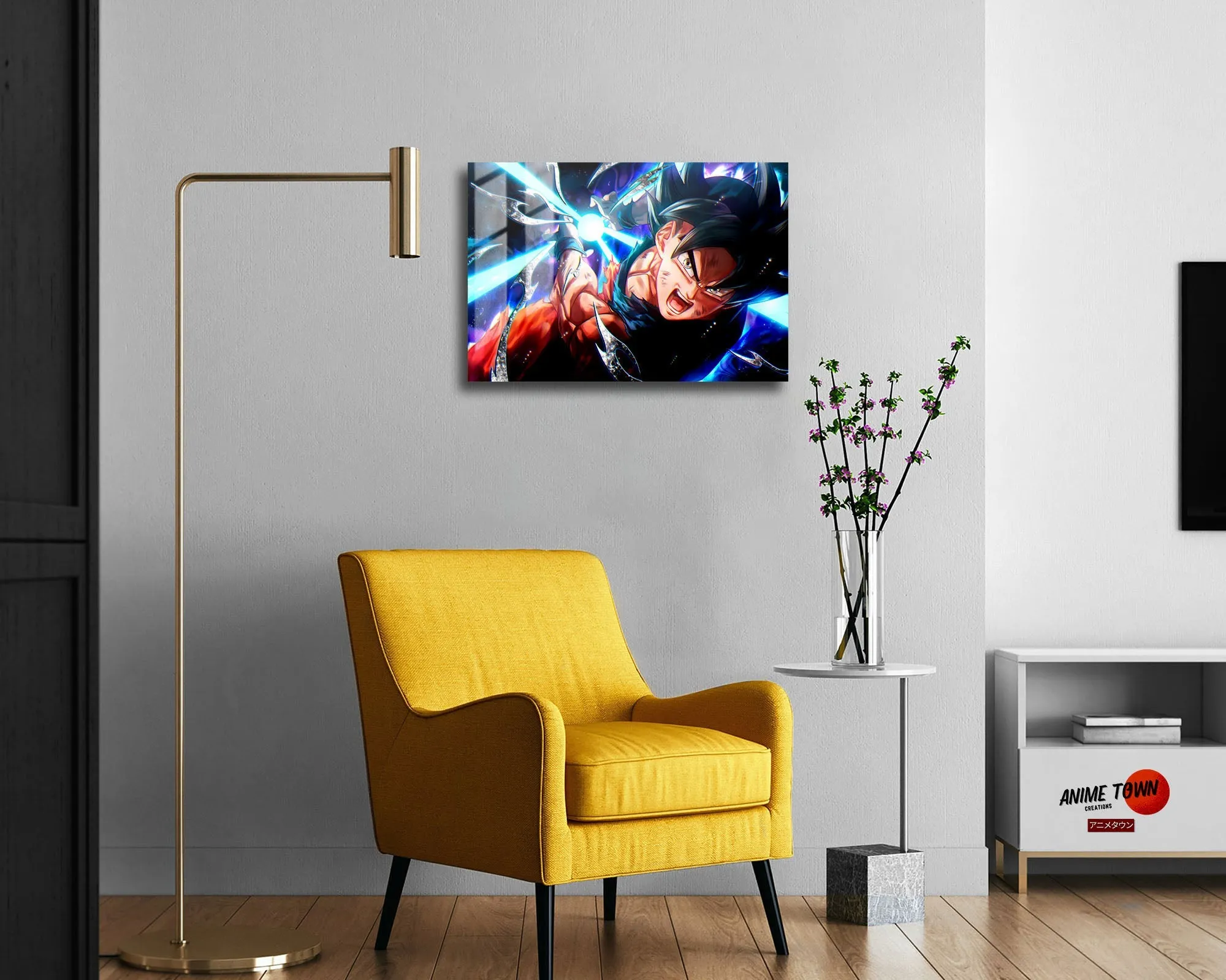 Dragon Ball Goku Kamehameha Metal Poster