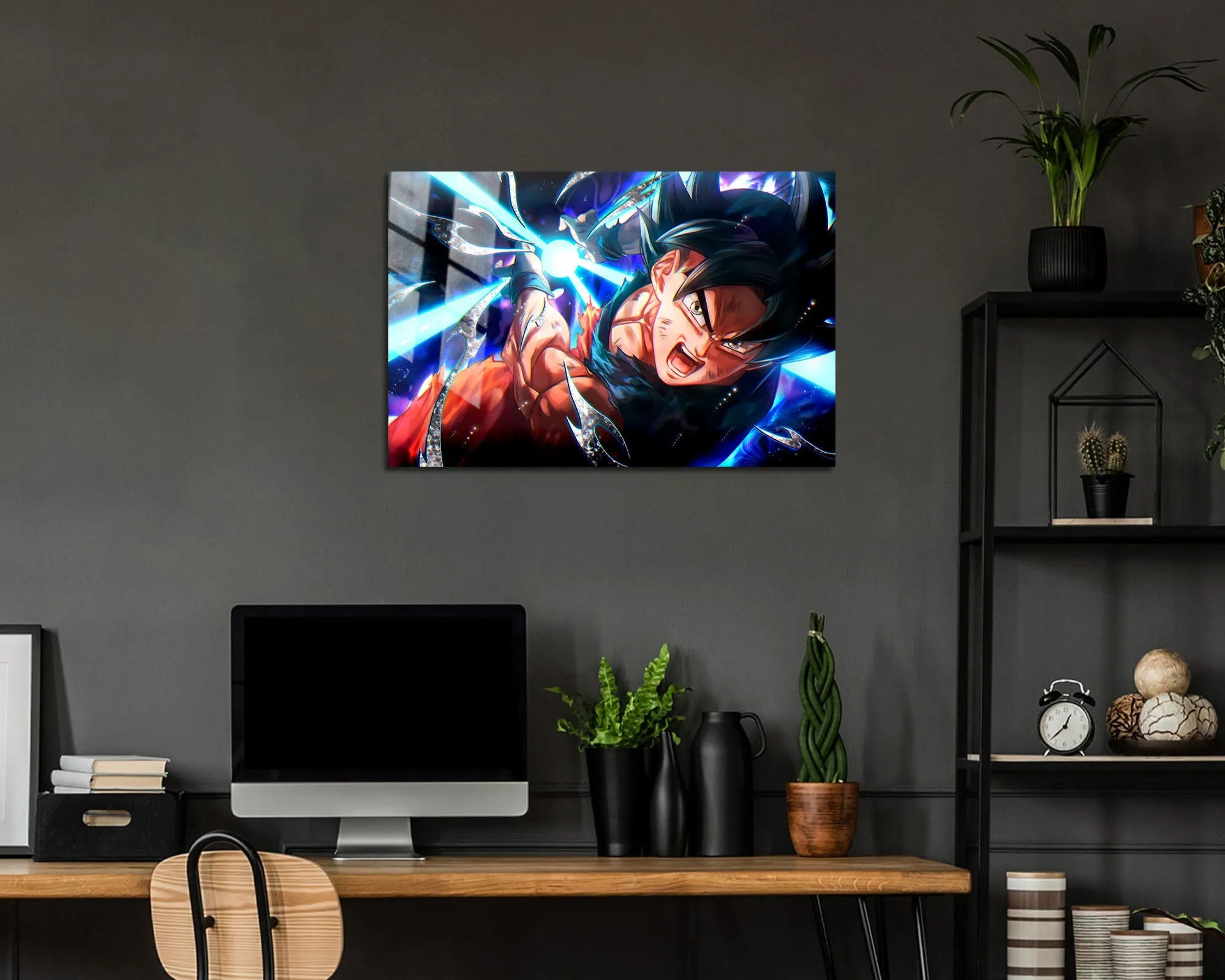 Dragon Ball Goku Kamehameha Metal Poster