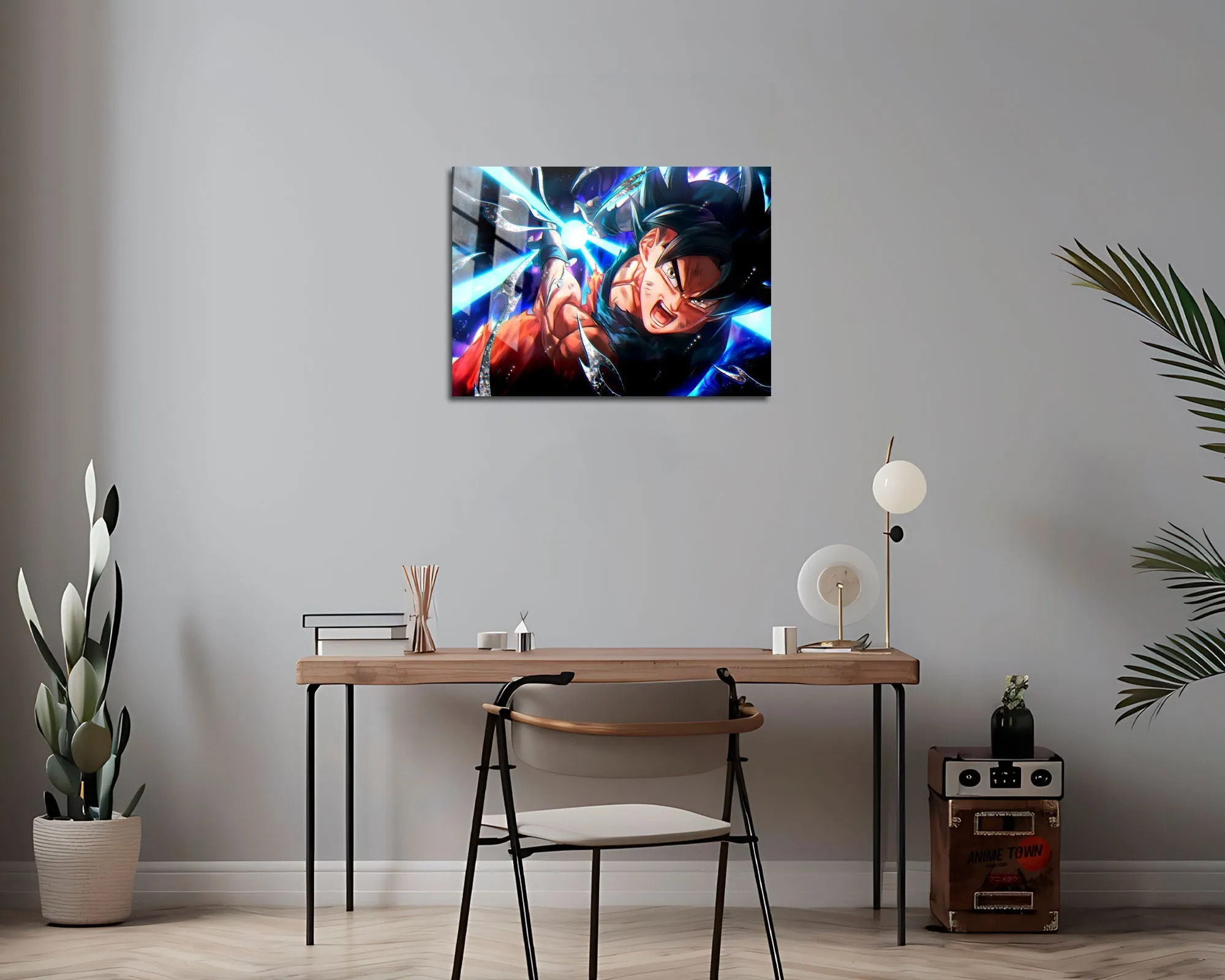 Dragon Ball Goku Kamehameha Metal Poster