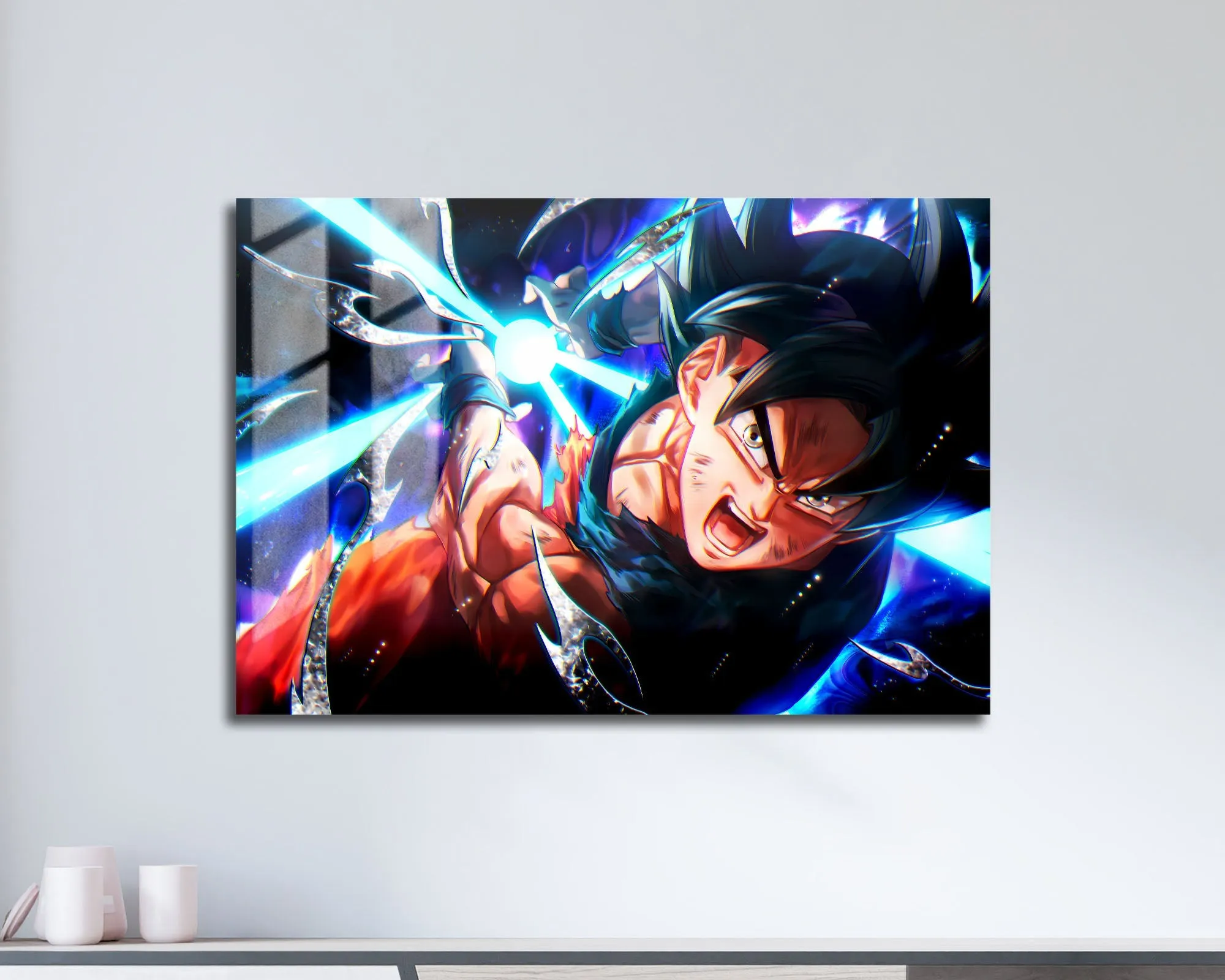 Dragon Ball Goku Kamehameha Metal Poster