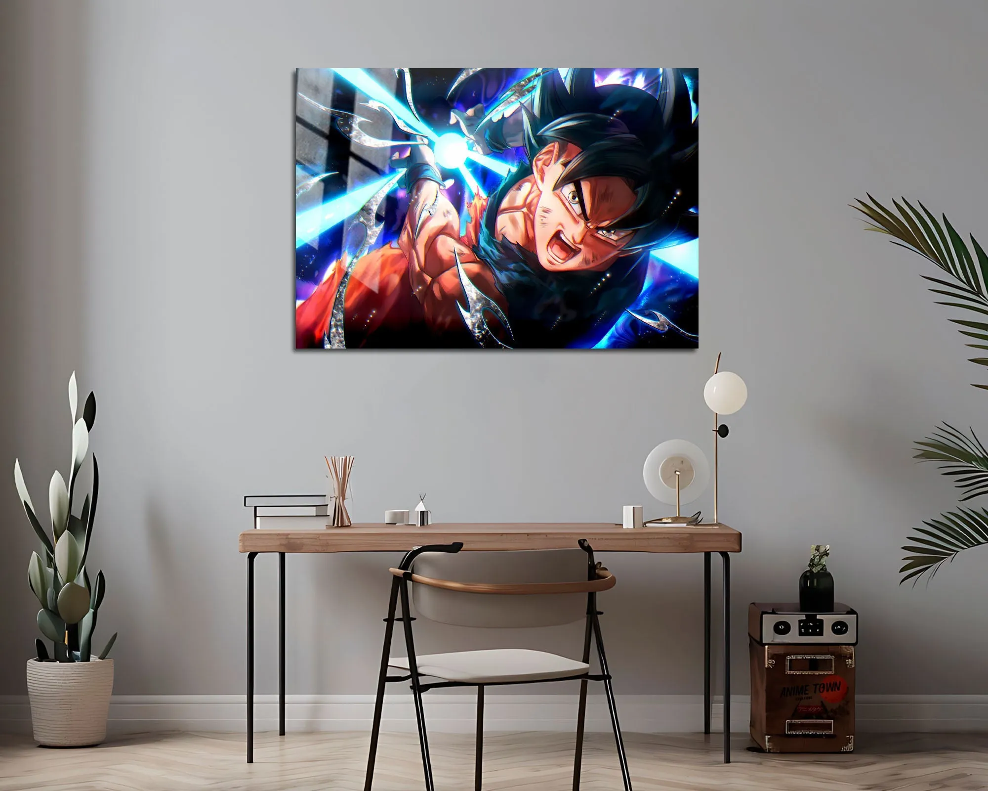 Dragon Ball Goku Kamehameha Metal Poster