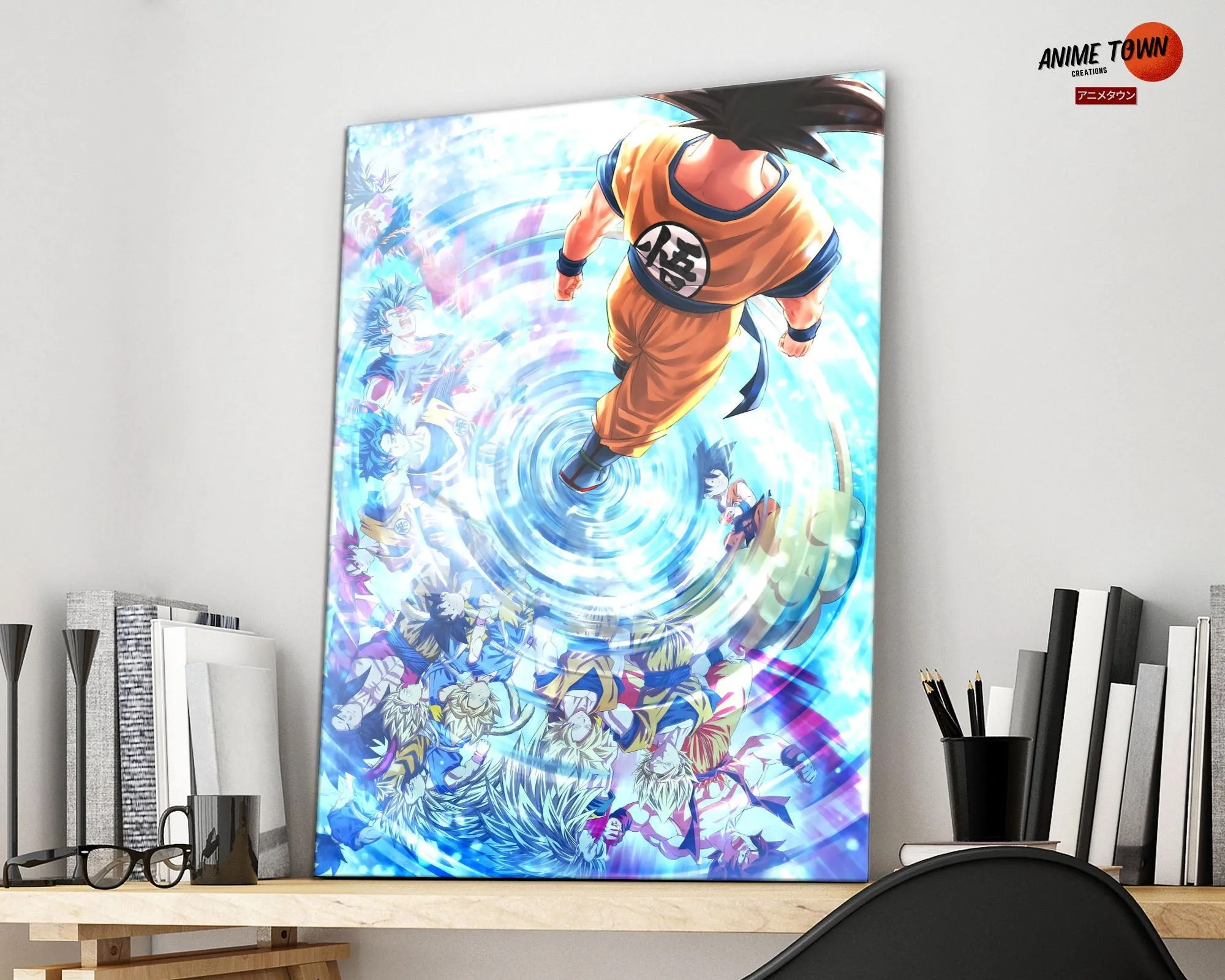 Dragon Ball Reflections Metal Poster