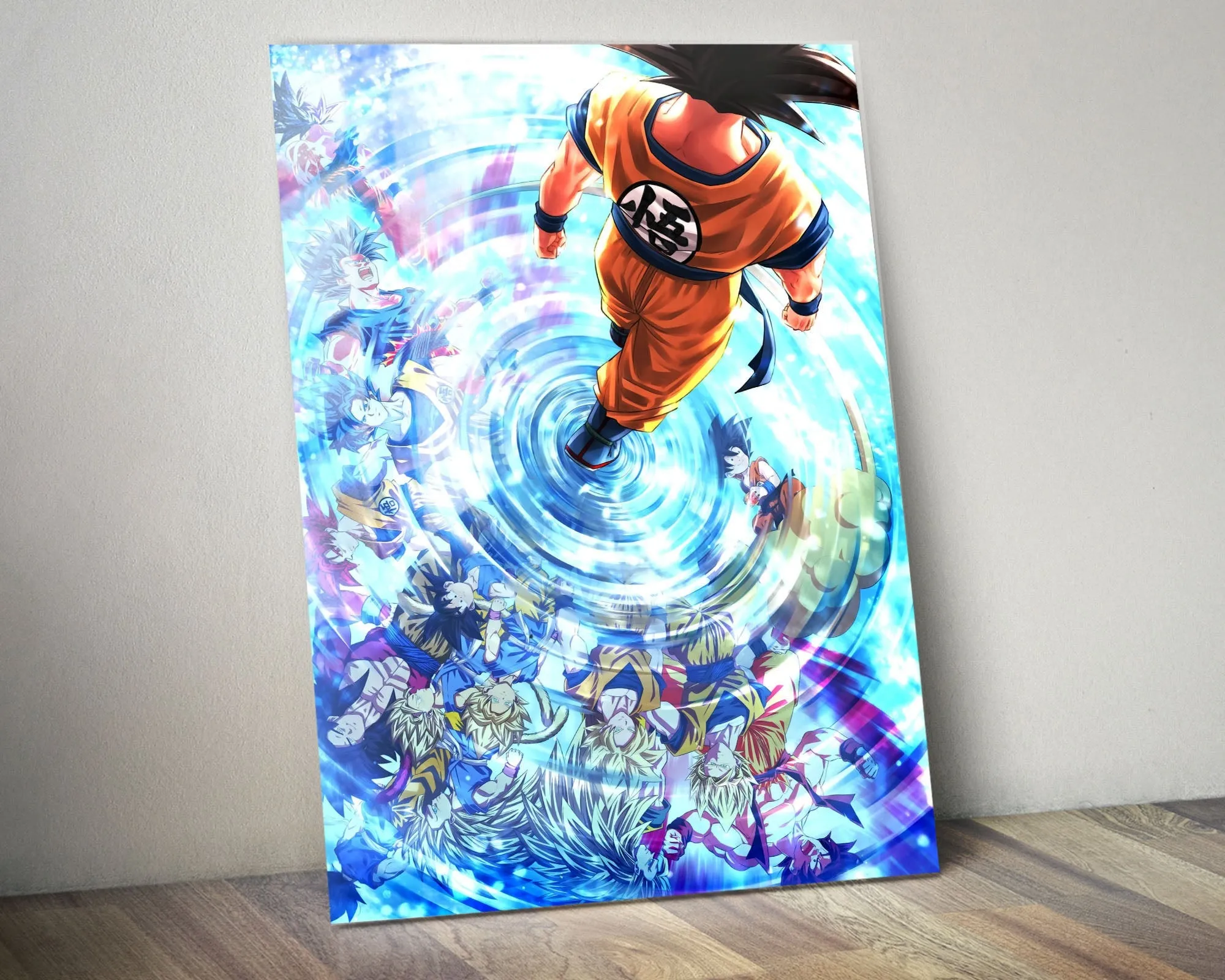 Dragon Ball Reflections Metal Poster