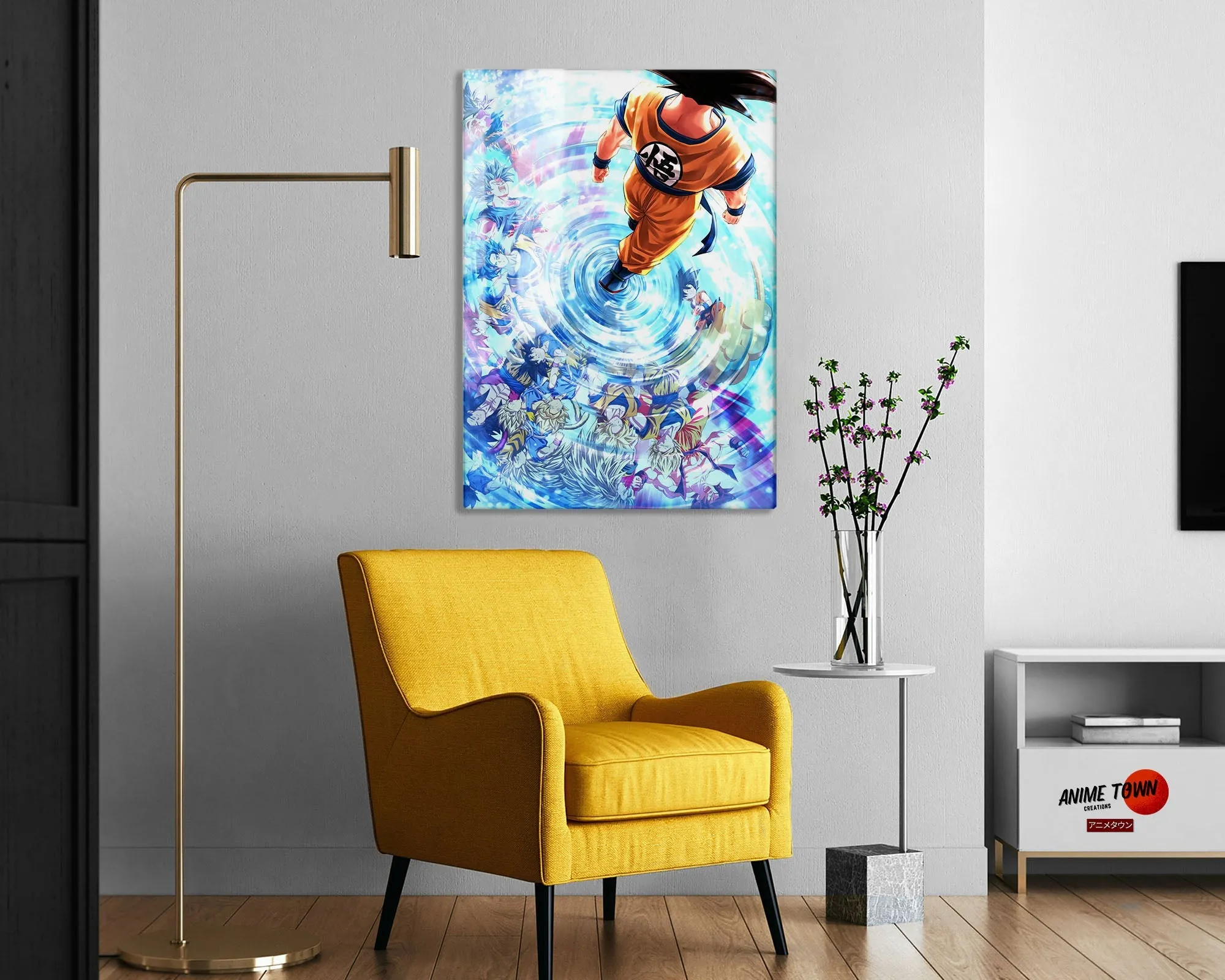 Dragon Ball Reflections Metal Poster