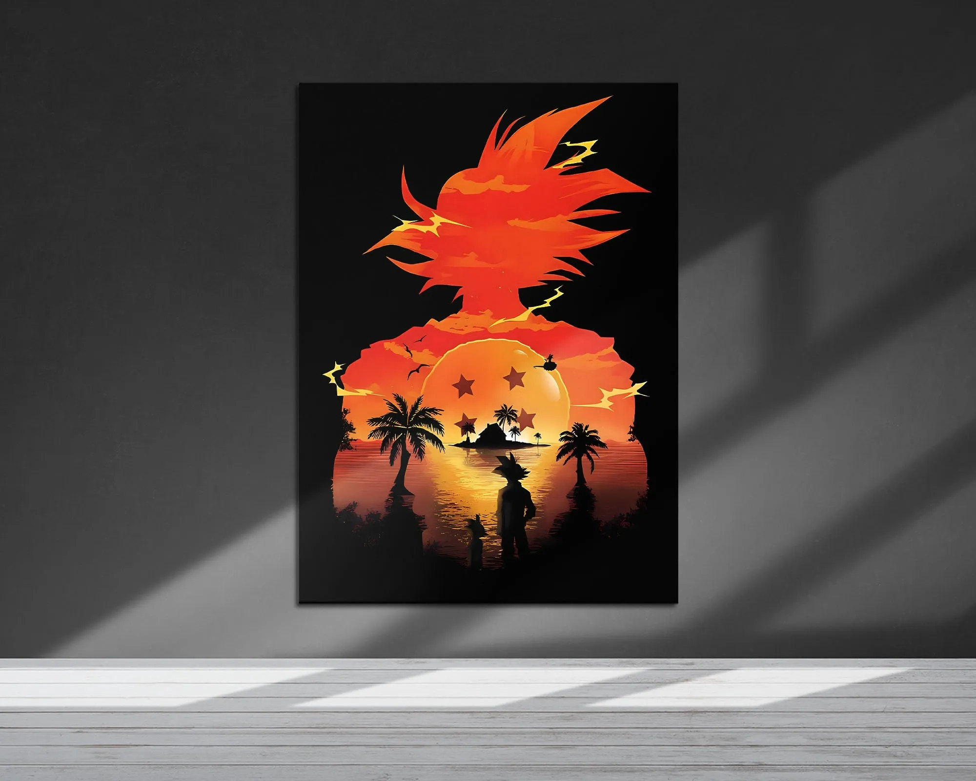 Dragon Ball Z Goku Black Metal Poster